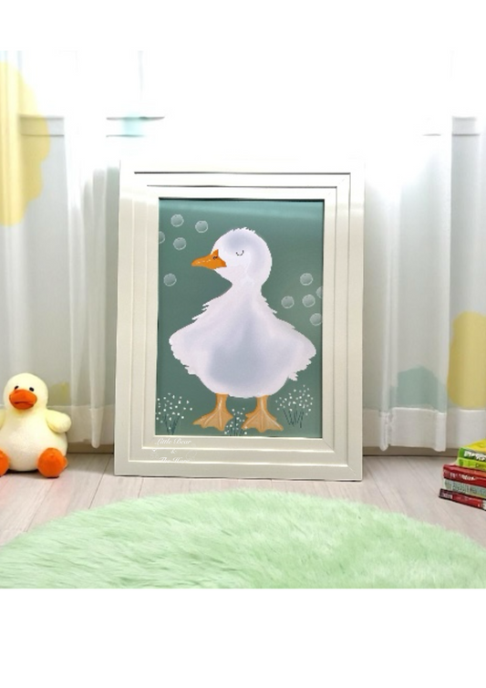 Bubbles The Duck - Print
