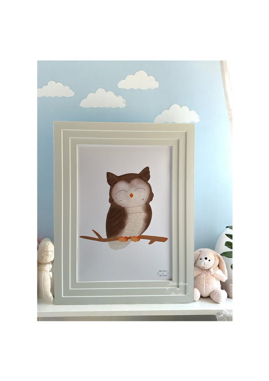 Cute Owl Print