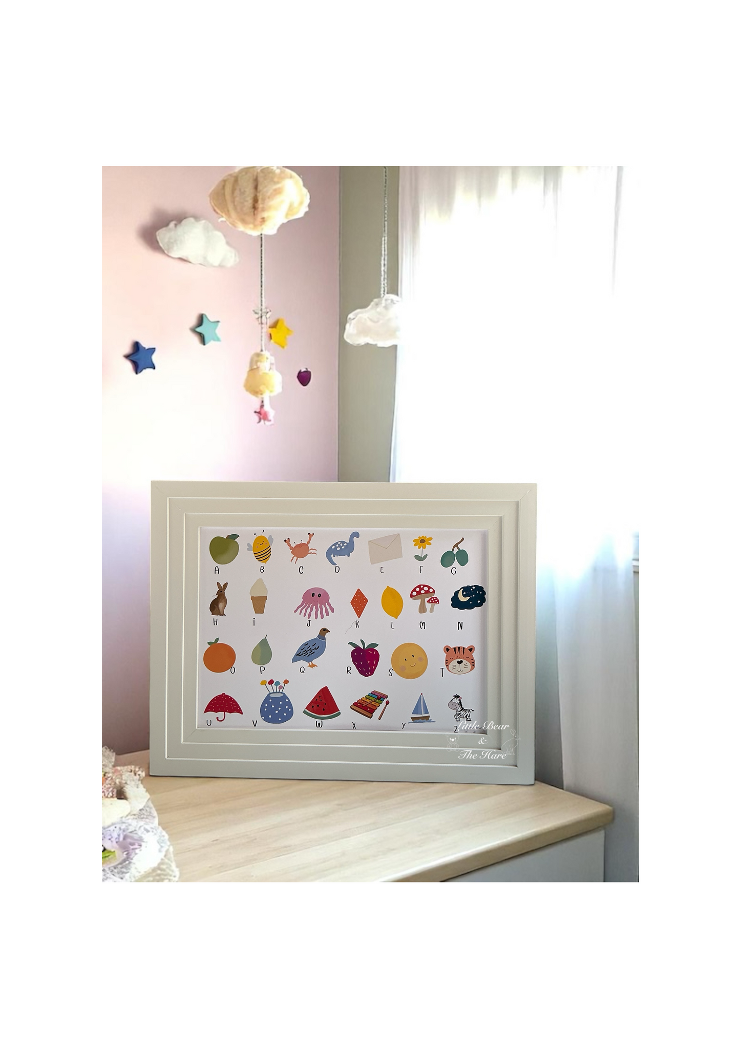 A B C  Alphabet Chart - Print