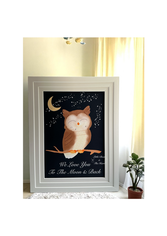 We Love You To The Moon & Back - Print