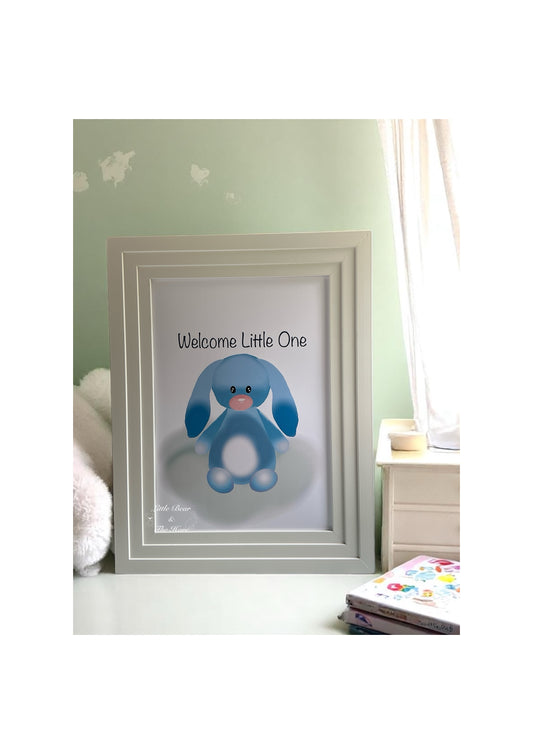 Welcome Little One Bunny - Print